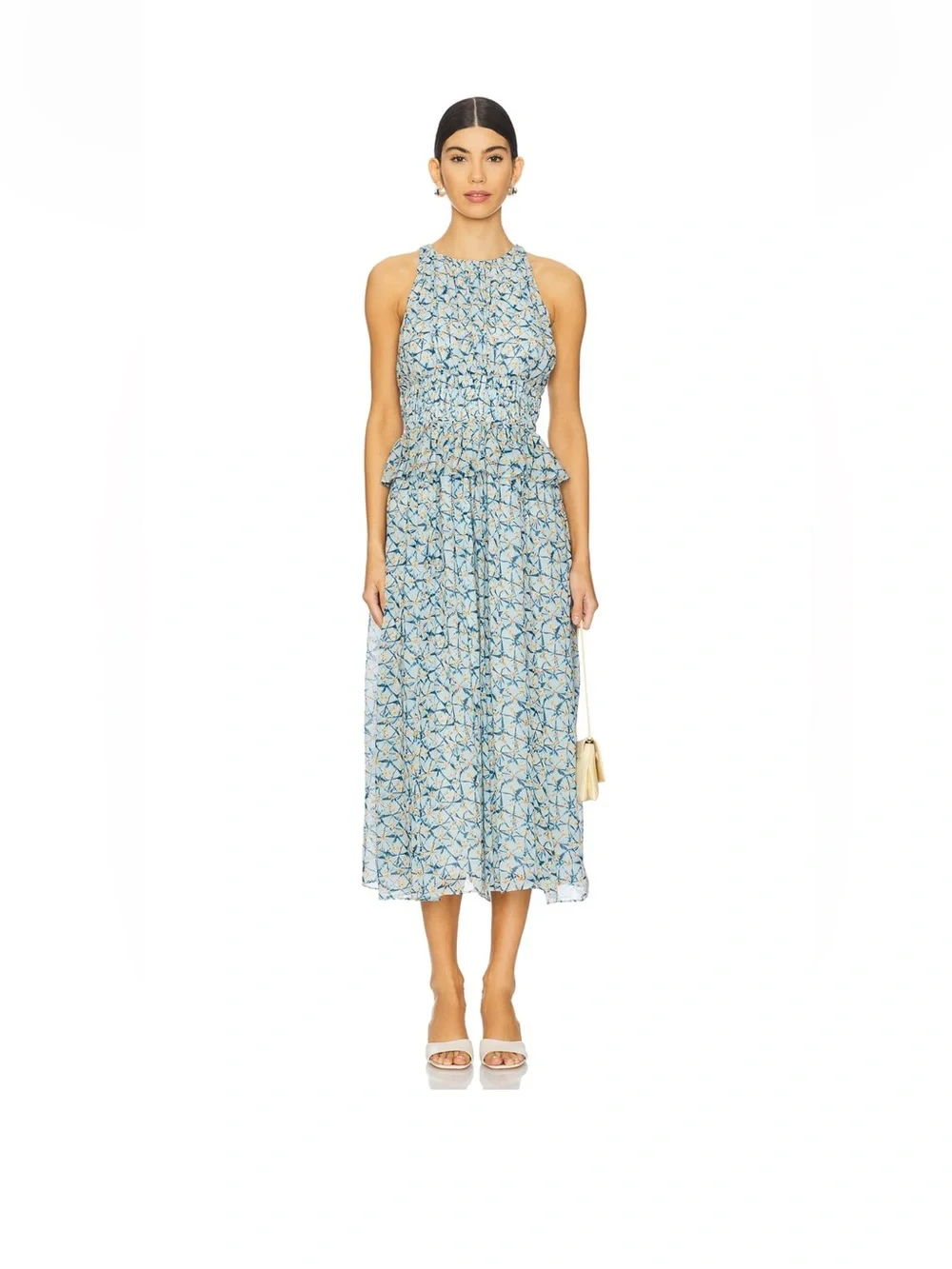 Ulla Johnson Adeline Midi Dress in Idalia 2 NWT 100% Silk - Picture 2 of 9